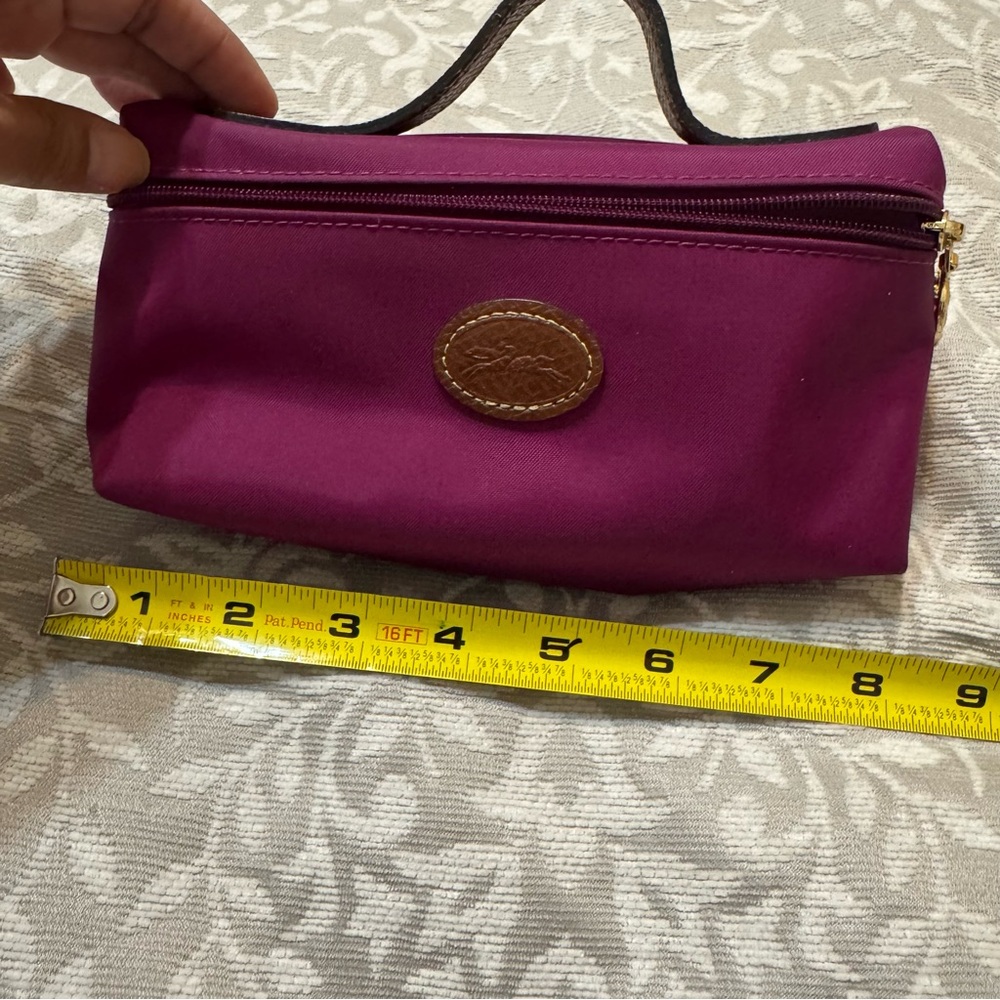 Longchamp Purple cosmetic pouch